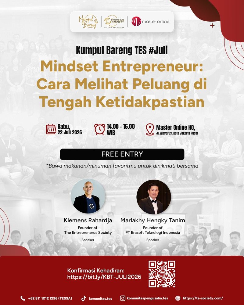 Kumpul Bareng TES Juli 2026 – Entrepreneurship Community Event